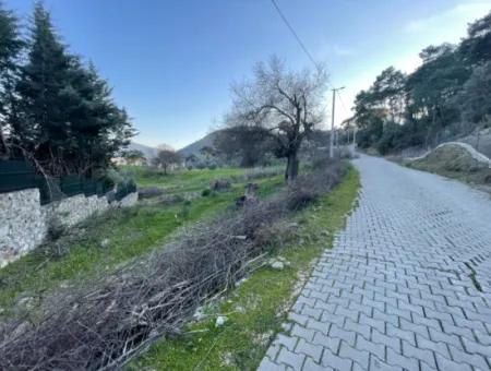 Çandır'sa Land For Sale With Sea And Lake View 545M2